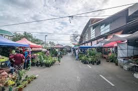 Open air fruit market in the village. Satok Weekend Market The Unique Excursion Into A Massive Local Market Kuching Sarawak Crisp Of Life
