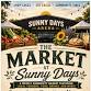 The Market at Sunny Days