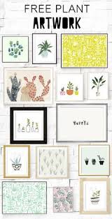 Free Plant Artwork Petite Modern Life Free Printable Wall Art Printable Wall Art Wall Printables