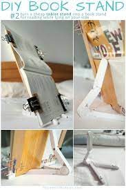 diy book holder for reading on your side in bed diy book holder diy book stand book holders