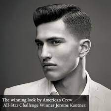 Germany S Jerome Kantner Wins The American Crew 2014 All Star Challenge Behindthechair Com Mens Haircut Shaved Sides American Crew Haircuts For Men