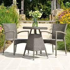 Monx 600mm Glass Bistro Table With 2