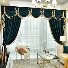 Our deliciously luxurious velvets have romanced *some drapes and roman shades with trims *may* take up to six weeks as our trims are sourced from. Queen S House Luxury Window Curtain Living Room Drapes 52 84 Buy Online In Luxembourg At Luxembourg Desertcart Com Productid 73402358