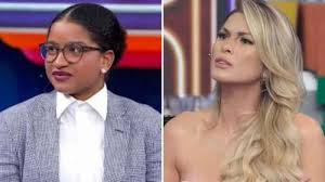Deboche? Lívia Andrade e Dona Déa 'reviram o olho' para Milena no 'Domingão': 'Não foi legal'