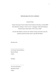 Final Projek Pengesahan Laporan Projek Perakuan Pelajar Penghargaan Abstrak