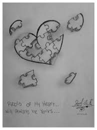 Black And White Puzzle Drawing Pin On My Drawings