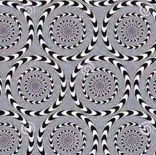 is it moving or not the more you see motion the more it reflects stress and instability optical illusions illusions art lessons