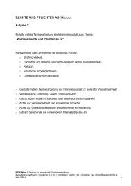 Abtreibungen werden in deutschland kontrovers diskutiert, denn schwangerschaftsabbrüche sind keine rein medizinische entscheidung. Rechte Und Pflichten Ab 14 Bifie