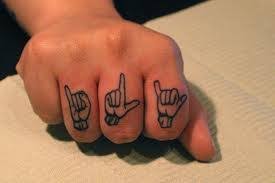 Painless and easy to apply. 30 Sign Language Tattoos Ideas In 2021