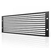 Anodized Aluminum Rack Panel Vented 3U