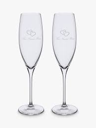 Crystal clear in appearance and very sleek looking. another says they are almost paper thin with a perfect ring when you gently tap on them, while one more just thinks they look great in a. Champagne Flutes Saucers John Lewis Partners