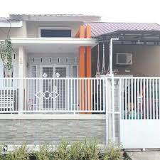Kata siapa pagar rumah harus selalu berwarna hitam, putih, atau pilihan netral lainnya? Pagar Minimalis Motif Ketupat Shopee Indonesia