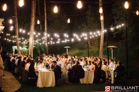 Market Lights And Vintage Edison String Lights At Outdoor Wedding 2 Romantic Italian Weddings
