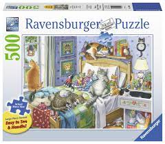 A wide variety of cat jigsaw puzzles options are available to you, such as plastic type. Ravensburger Jigsaw Puzzle Cat Nap Toy At Mighty Ape Nz
