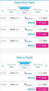 Mango flights are some of the most competitively priced on the domestic flights market. How Much A Flight Ticket Will Cost You During Level 2 Lockdown