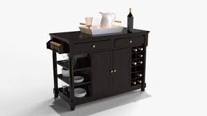 Portable kitchen island with seating for 2. Tragbare Kucheninsel 3d Modell Turbosquid 1761911