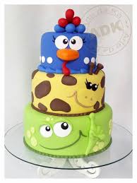 Torta Con Animali Torte Torte Di Compleanno Torte Per Festa