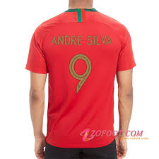 Notre boutique en ligne pour vendre des maillots de football pas cher: Soldes Maillot Equipe Foot De Portugal 2018 2019 Andre Silva 9 Domicile Thailandais Pas Cher Personnalise Avec Flocage