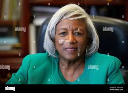 Dr. Paulette Dillard, President of Shaw University, a private Black  university is shown