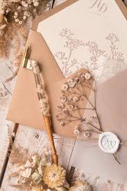 Rustic Wedding Invitations Uk Real Gypsophila Vellum Wrap With Wax Seal Baby Breath Flowers On Handmade Envelope 01 Rusg Z Trong 2020 Thiệp Thiệp Mời đam Cưới đam Cưới
