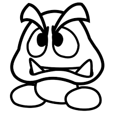Sticker star and paper mario: Super Mario Galaxy Coloring Pages Piranha Plant Inerletboo