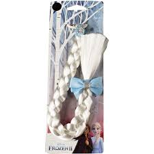 One weird thing is that no body in the royal family has platunium blonde hair like elsa. Disney Frozen 2 Plait Hair Piece White Big W