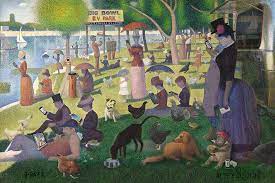 It was inspired by the french pointillist painter georges seurat's painting a sunday afternoon on the island of la grande jatte. Sunday In The Rv Park With George Painting By Robert Pratt