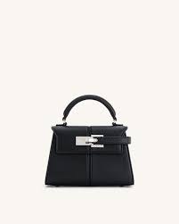 Elise Top Handle Bag - Black - JW PEI