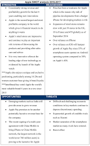 Apple is one of the biggest names in the information technology industry and operating in the market for several decades. Pestle And Swot Analysis Of Apple Inc 2016 2017 123 Writing Student Revision Study Help Free Samples