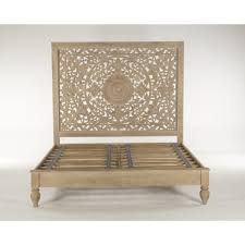 Mecca Mandala Carved Mango Wood Boho Bed Compare To Anthropologie Lombok Bed 2995 00 Product Description I Solid Wood Platform Bed Carved Headboard Wooden Bed