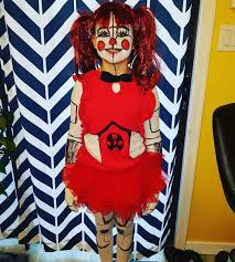 Halloween Halloweencostume Fnaf Circusbaby Brokendoll Link Zelda Facepaint Makeup Homemade So Cute Halloween Costumes Halloween Social Halloween Run