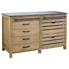 Kuchenunterschrank Aus Recyceltem Kiefernholz B140 Maquis Maisons Du Monde Kuchenunterschrank Kuche Kiefer Wiederverwertetes Holz