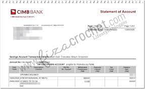 Nah, apa sebenarnya penyata bank? Cara Dapatkan Bank Statement Cimb Bank Melalui Cimbclicks