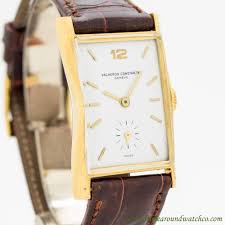 1944 Vintage Vacheron Constantin Rectangular Shaped 18k Yellow Gold Wa Vintage Watches Gold Watch Vintage Timepiece