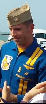 Getting autographs from the Blue Angels