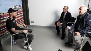 Messi, en una fotografía de la entrevista publicada en la web de 'olé'. Barcelona Messi Gets Personal His Family Life Habits And Vices Marca In English