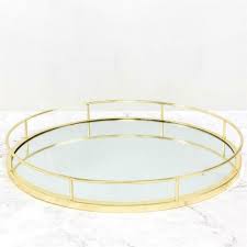 Mirror + in stock + zadro® 1x/10x max bright sunlight vanity mirror. Buy Round Gold Mirror Candle Tray Plate Wedding Table Decorative Mirror Tray 40 Cm Online In Taiwan 324449327494