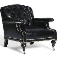 Luxury Designer Ralph Lauren Classic Black Leather Lounge Chair For Luxury Homes Beautiful Interior Club Chairs Black Leather Club Chair Leather Club Chairs