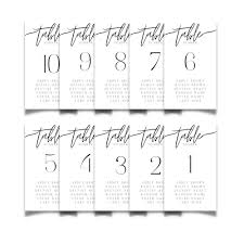 Table Number Template