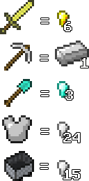 View, comment, download and edit diamond nugget minecraft skins. 1 7 10 1 7 2 Recycle Items Plus Forge Minecraft Mod