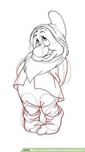 How To Draw Bashful From The Seven Dwarfs Cartoon Drawings Cartoon Drawing Images Animal Drawings