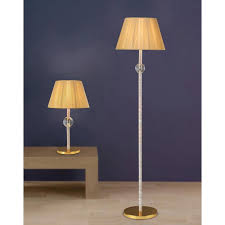 This handcrafted table lamp is a true work of functional art! Diyas Il30520 Elena Single Light Table Lamp Base Only In Gold Finish With Asfour Crystal Detail Castlegate Lights