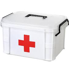 For a larger first aid kit with more items inside, a backpack or small duffel bag can suffice. 2 Layer Multifunctonal Storage Box First Aid Kit Organizer With Handle Portable Kits Pp Plastic Drug For Household Medical Kit Storage Boxes Bins Aliexpress