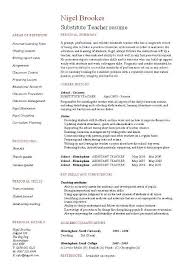 Maybe you would like to learn more about one of these? Substitute Teacher Resume Example Template Sample Teaching Pupils Education Jobs School