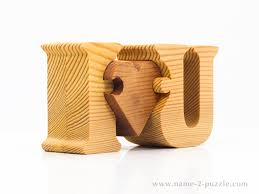 Help them to learn to spell while also giving them a toy they are sure to love! Wooden I U Puzzle Gift