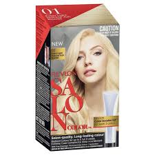 Do not use on hair previously dyed darker than level 8 medium blonde or hair naturally lighter than. Buy Revlon Salon Hair Color 01 Extra Light Natural Ash Blonde Online At Chemist Warehouse