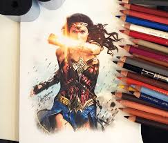 Woman sketch drawing poses wonder woman tattoo drawings comic illustration comics girls wonder woman comic wonder woman drawing wonder woman art. Wonder Woman Color Drawing By The Illestrator No 3003