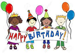 1,496 happy birthday images and pictures. Frohlich Multikulturellen Cartoon Kinder Halten Einen Happy Birthday Banner Lizenzfrei Nutzbare Vektorgrafiken Clip Arts Illustrationen Image 9717735