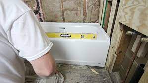 Once you know what you want in your bath, run the water and start adding your items. Bathtub Replacement In Old Bathroom Step By Step