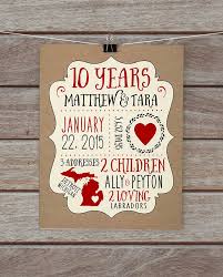 This 10 year anniversary keychain can be customized with initials and dates, and sports the phrase still hooked.. 10 Year Anniversary Gift Deals On 1001 Blocks